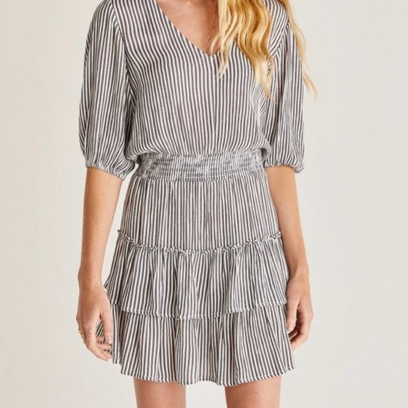Z Supply Striped Mini Dress - Picture 1 of 5